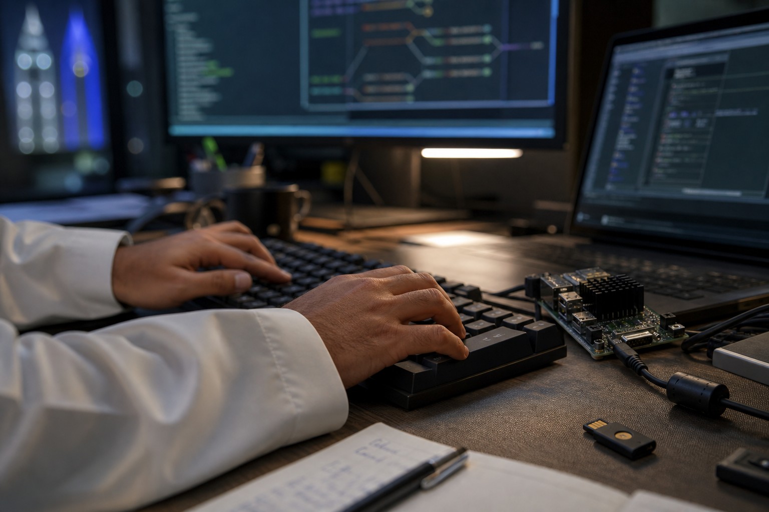 Open-source engineering workstation with code, hardware, and secure release tools
